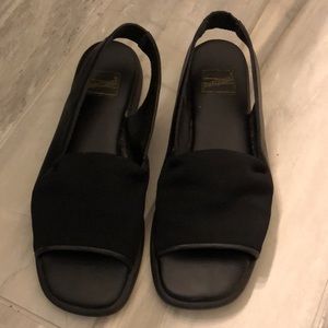 What’s What Open Toe Slingbacks size 7.5M